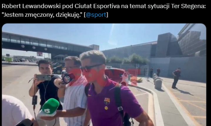 Robert Lewandowski KRÓTKO NT. SYTUACJI Ter Stegena xD